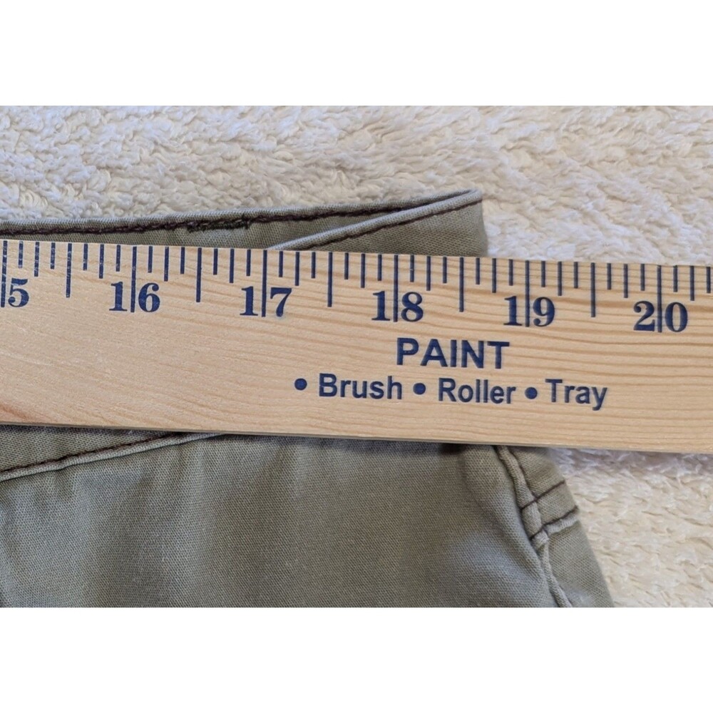 Cato Woman Plus Size 20W Olive Green Stretch Twill Pants EUC - Picture 8 of 11